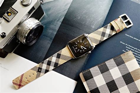 apple watch series 4 burberry band|burberry watch band men.